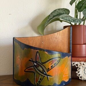 KAKADU Hand Painted Wooden Wall Holder